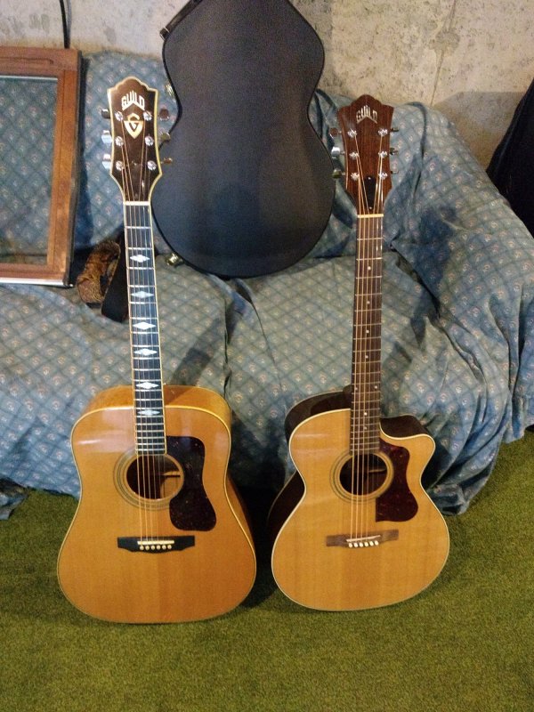 Guild 1984 D64 and 2011 F-30RCE.jpg